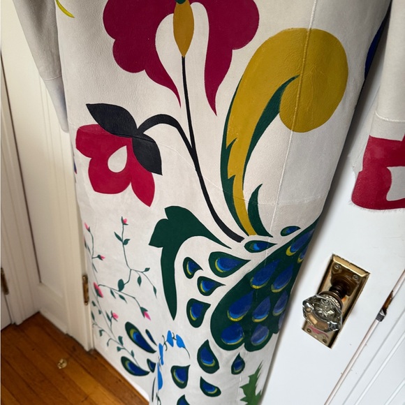 Free People Nigel Preston Colorful Floral Long Coat - Picture 6 of 10